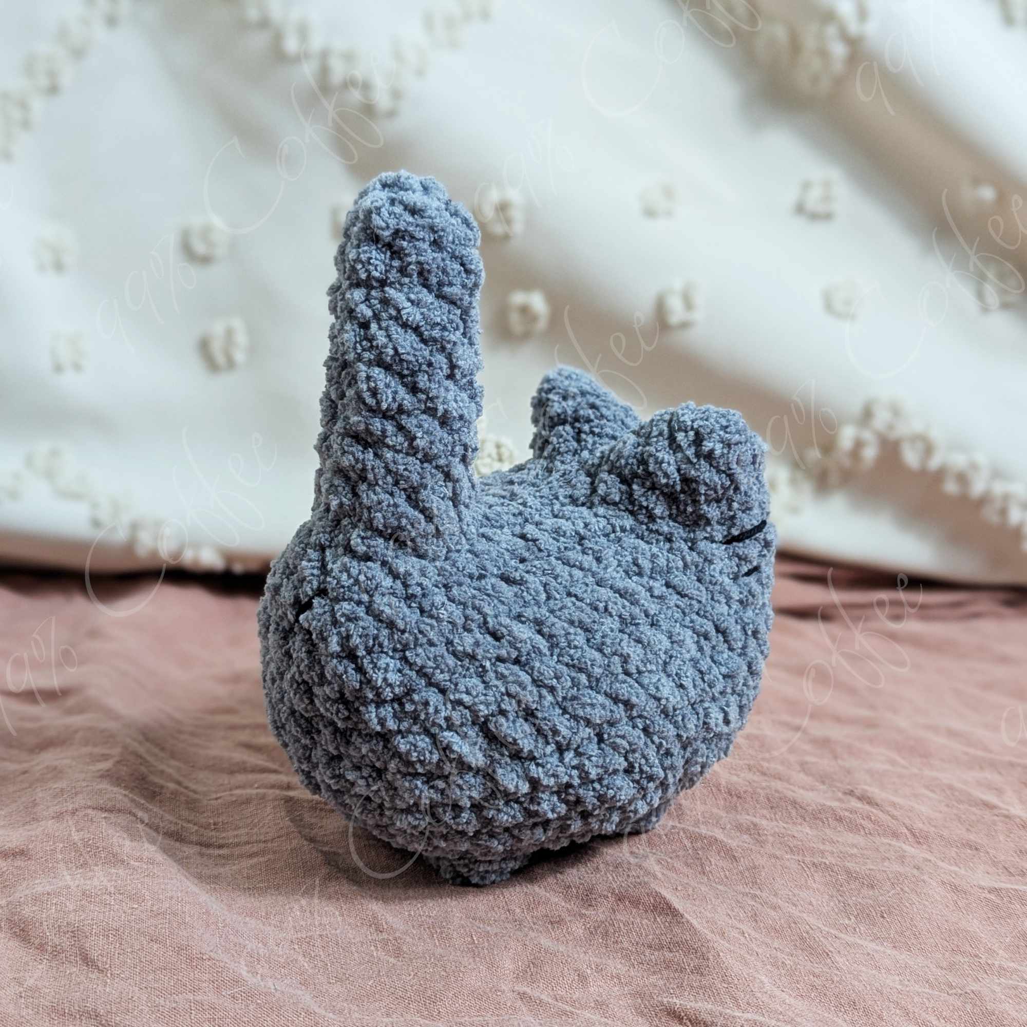 Customizable Loaf Cat Plushie, Solid - 99% Coffee