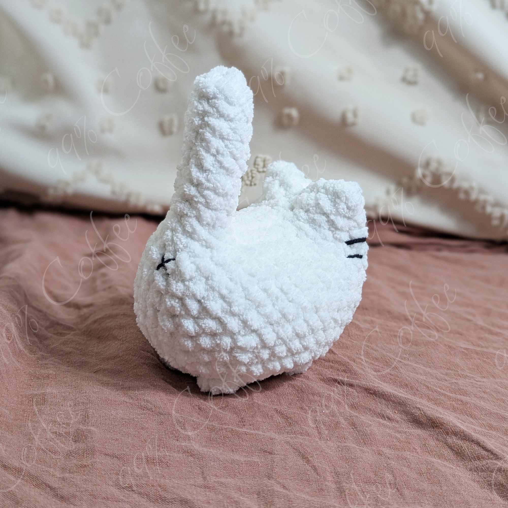 Customizable Loaf Cat Plushie, Solid - 99% Coffee