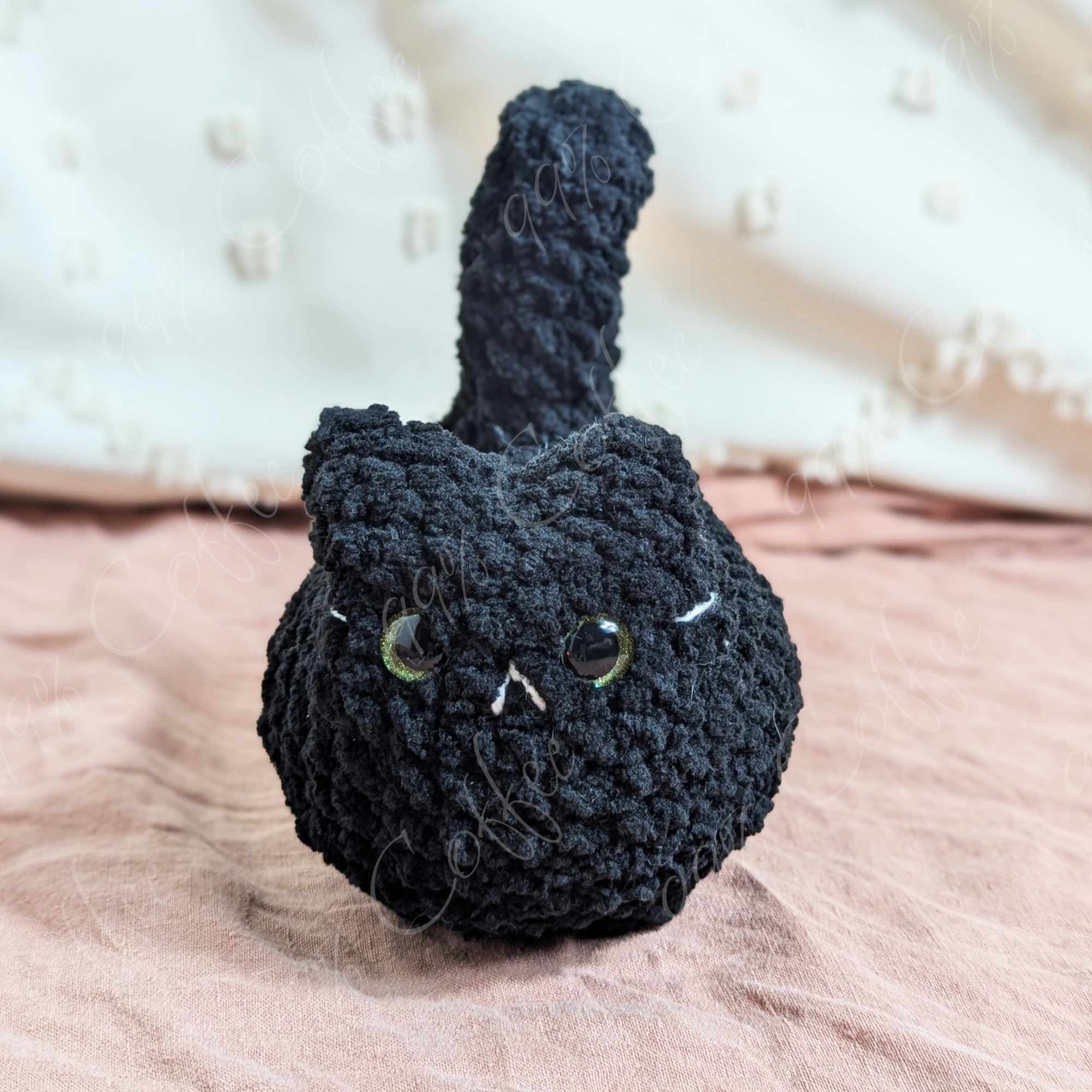 Customizable Loaf Cat Plushie, Solid - 99% Coffee