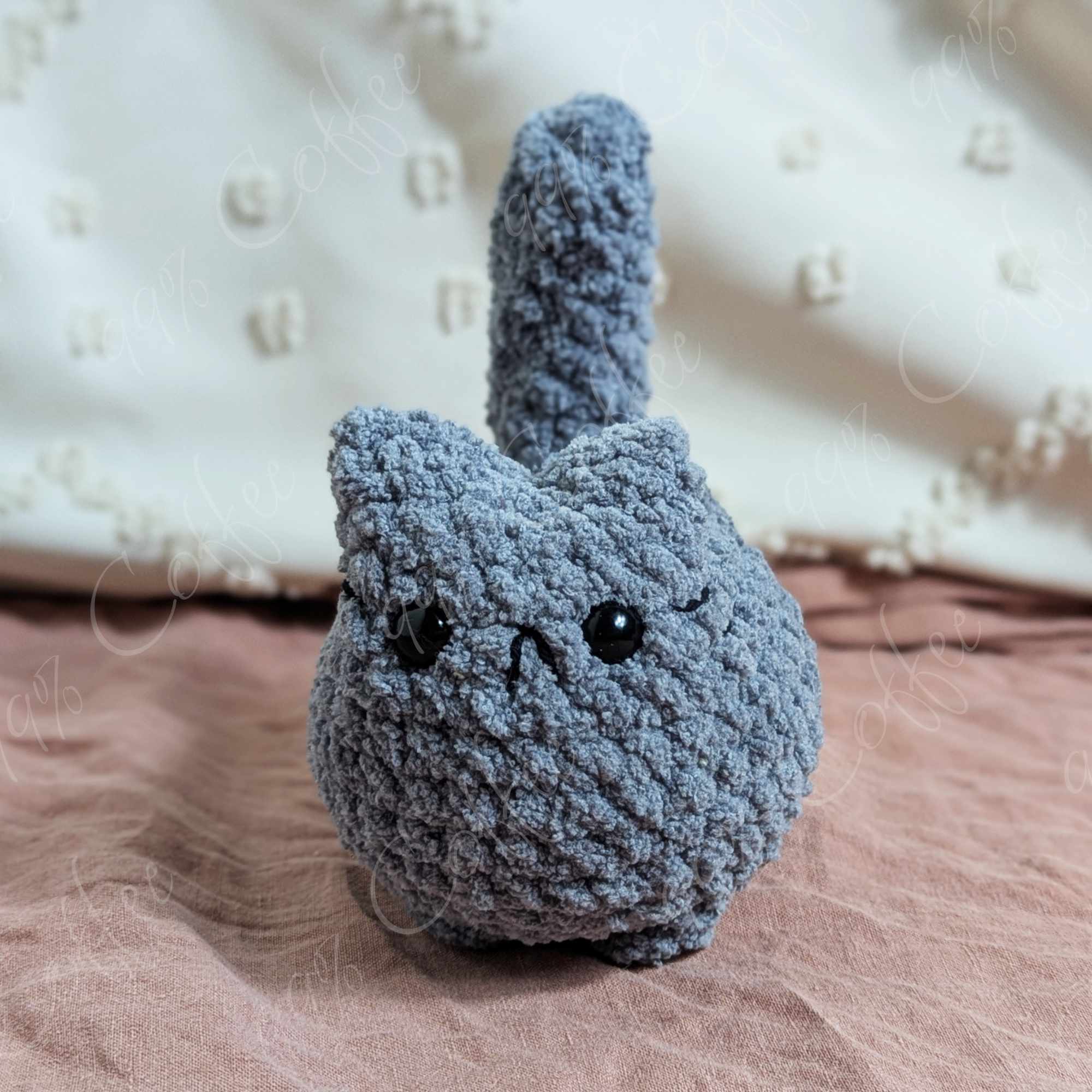 Customizable Loaf Cat Plushie, Solid - 99% Coffee