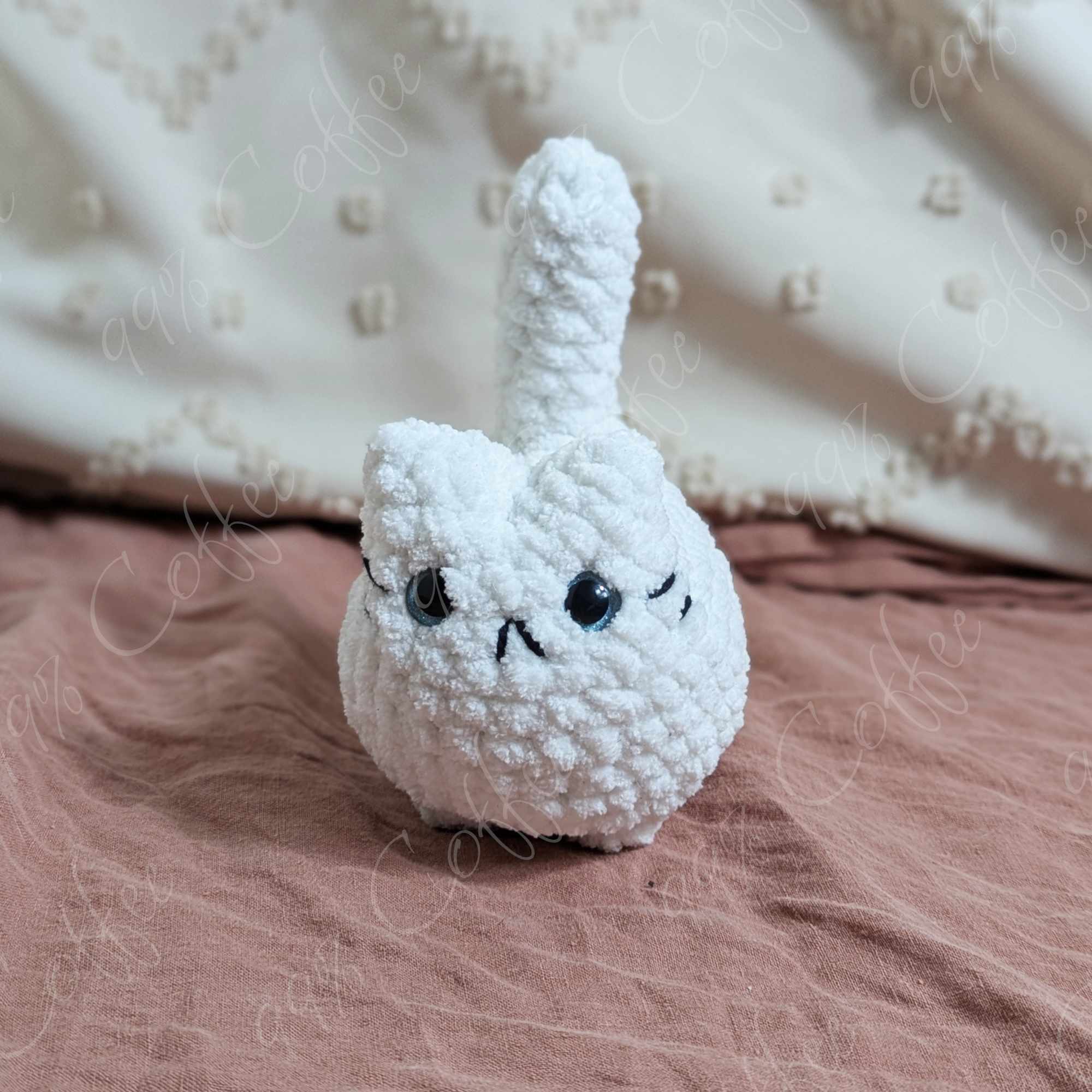 Customizable Loaf Cat Plushie, Solid - 99% Coffee