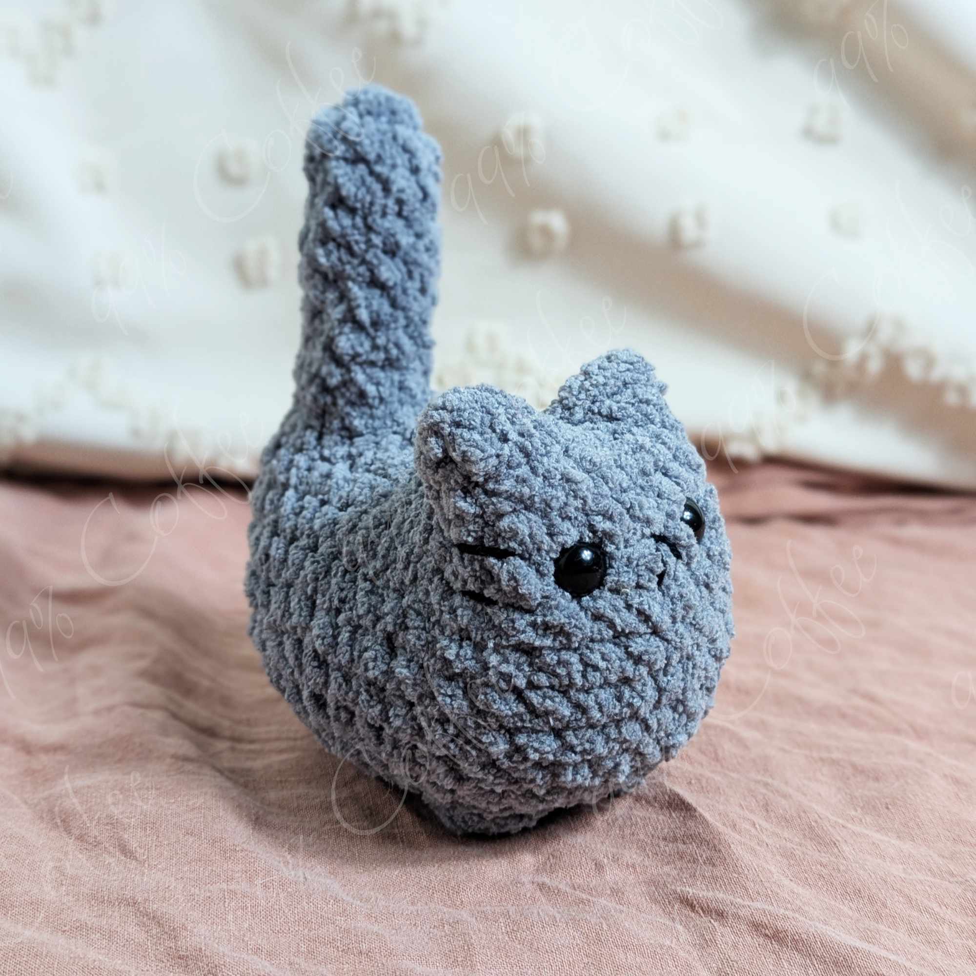 Customizable Loaf Cat Plushie, Solid - 99% Coffee