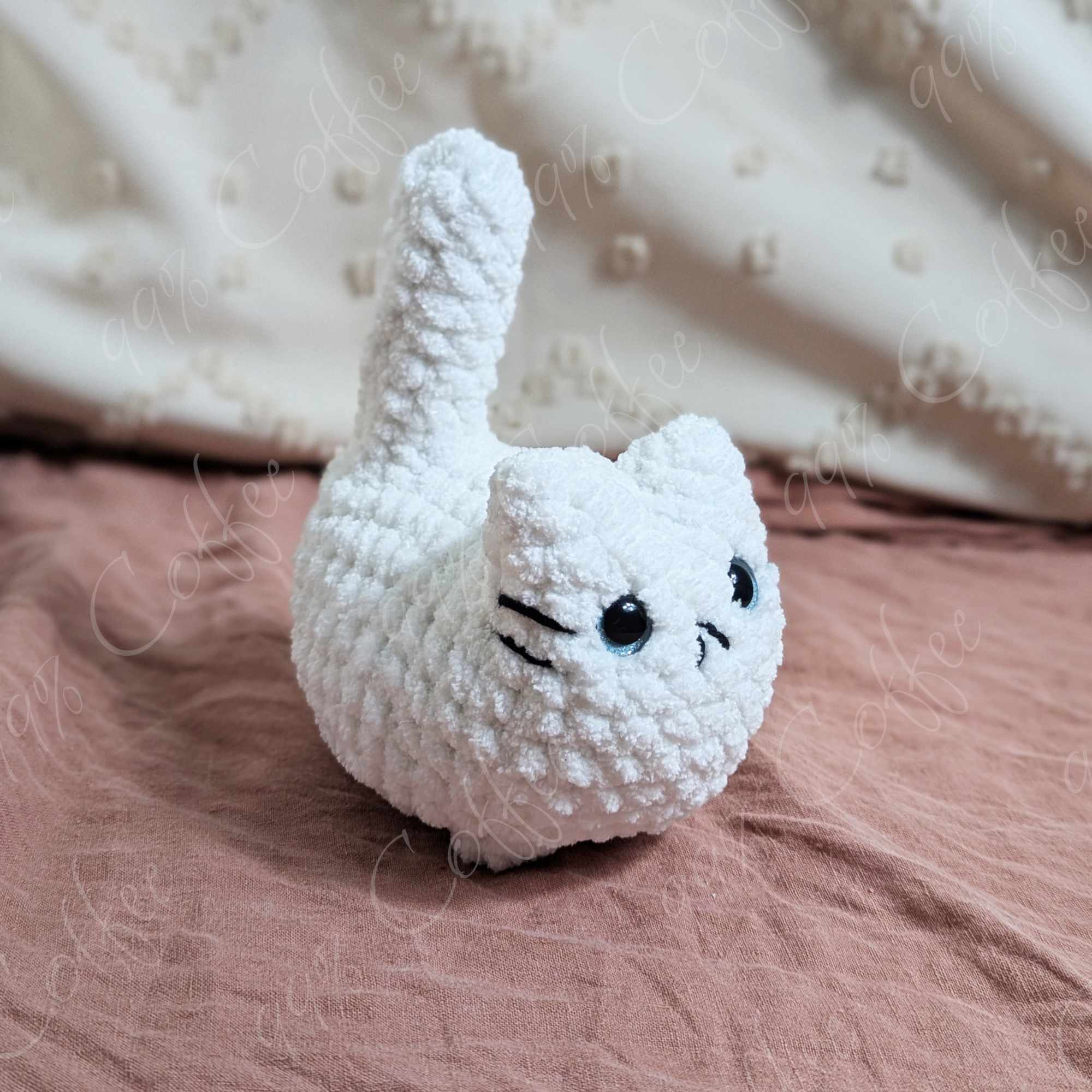 Customizable Loaf Cat Plushie, Solid - 99% Coffee