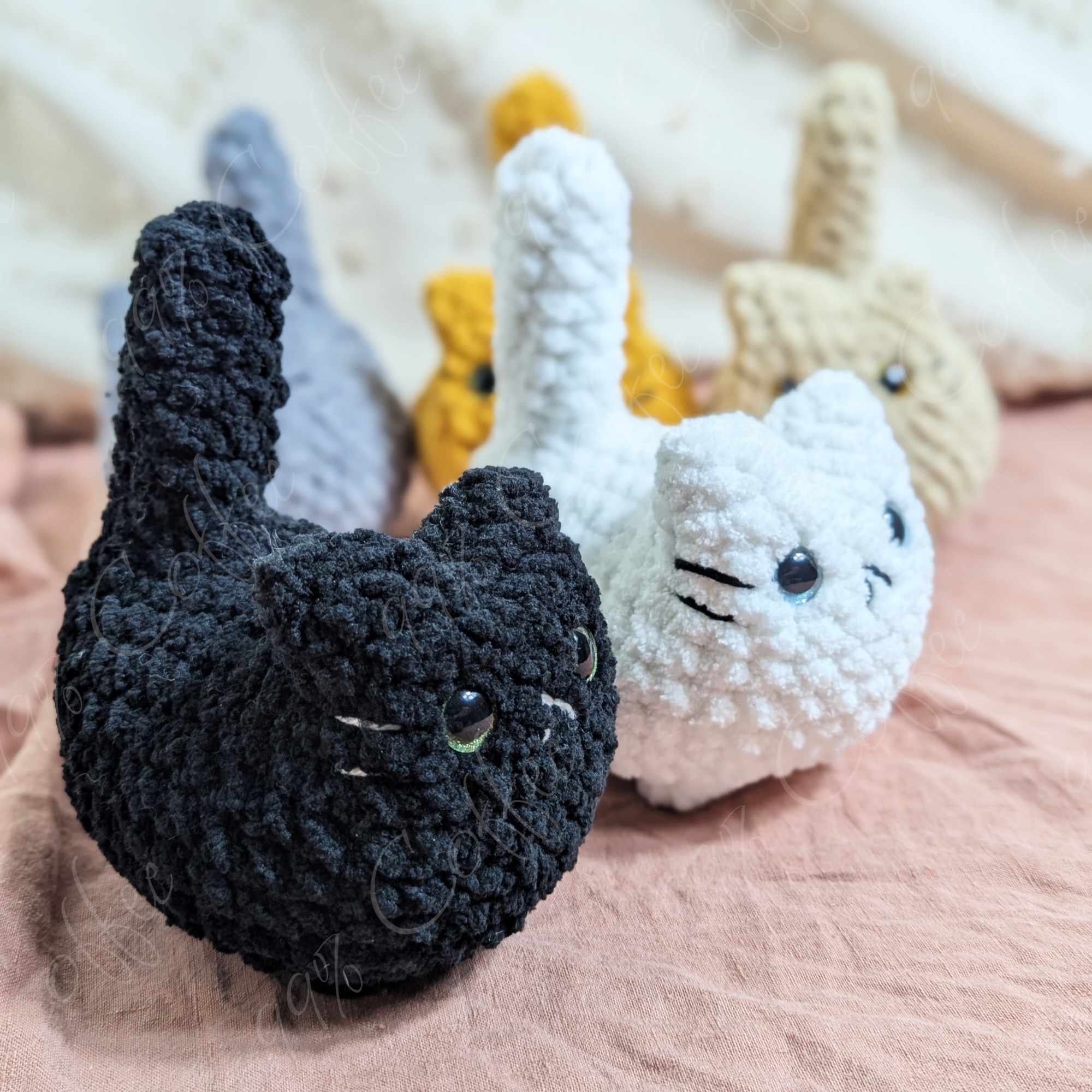 Customizable Loaf Cat Plushie, Solid - 99% Coffee