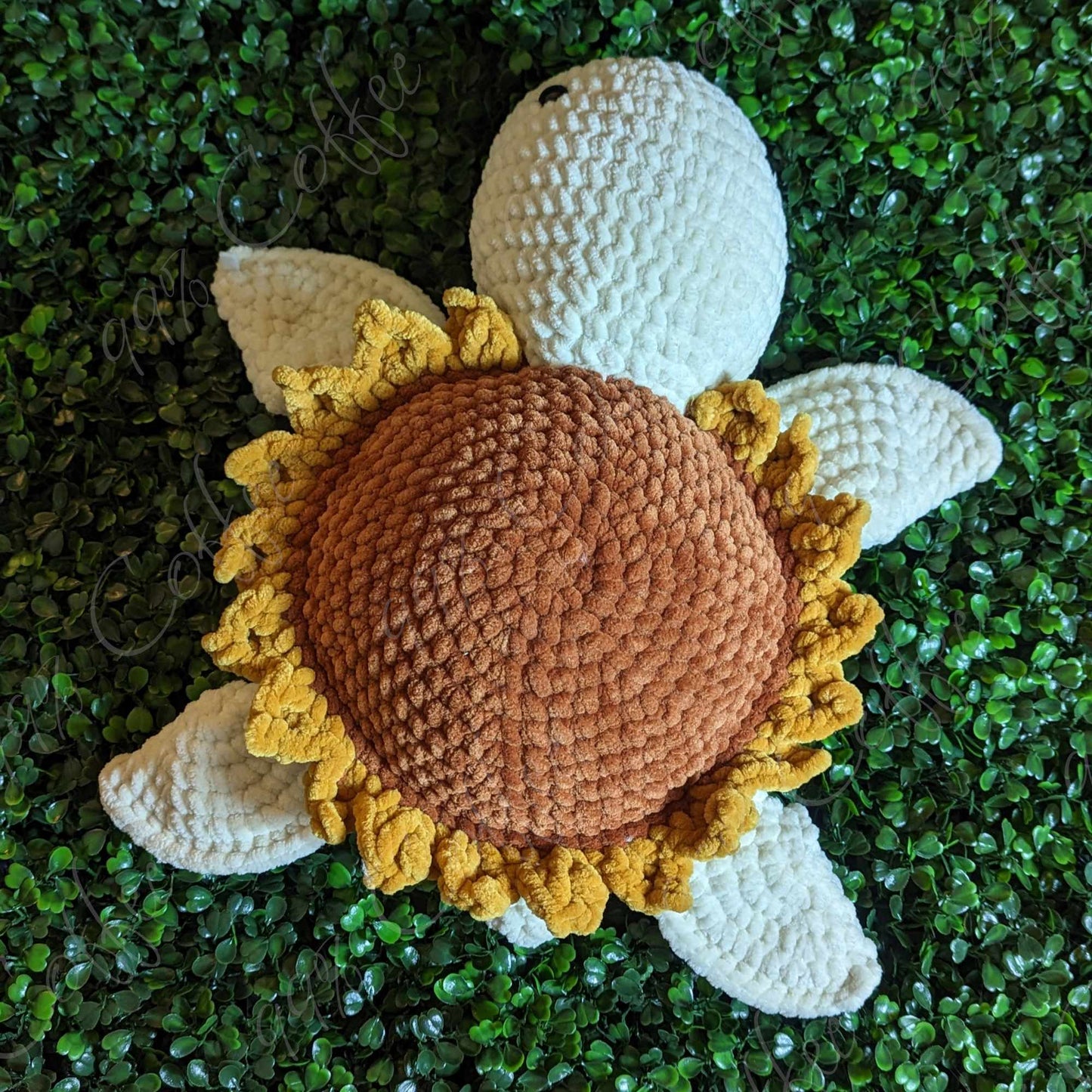 Sunflower Turtle Stuffed Animal