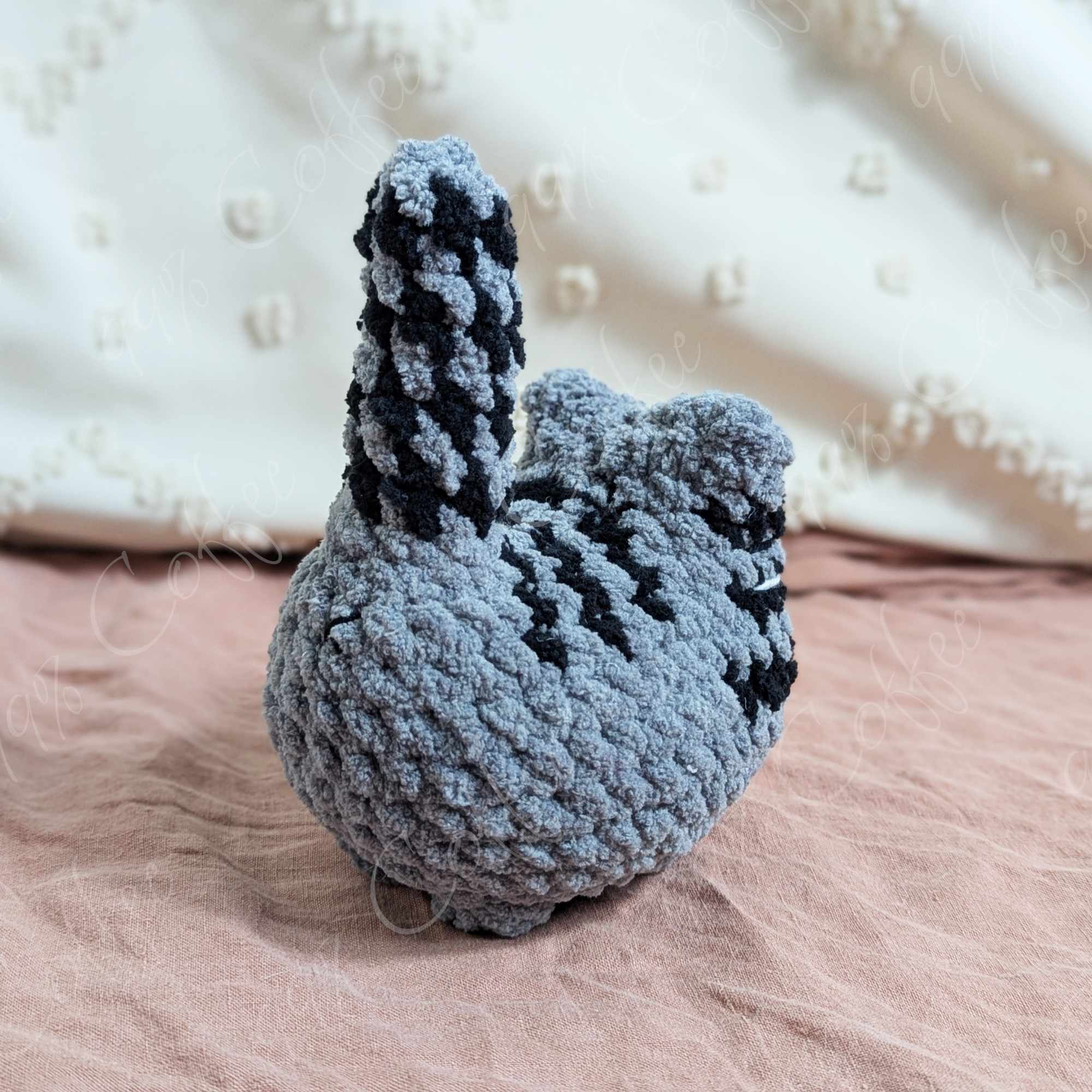 Customizable Loaf Cat Plushie, Tabby - 99% Coffee#color_gray