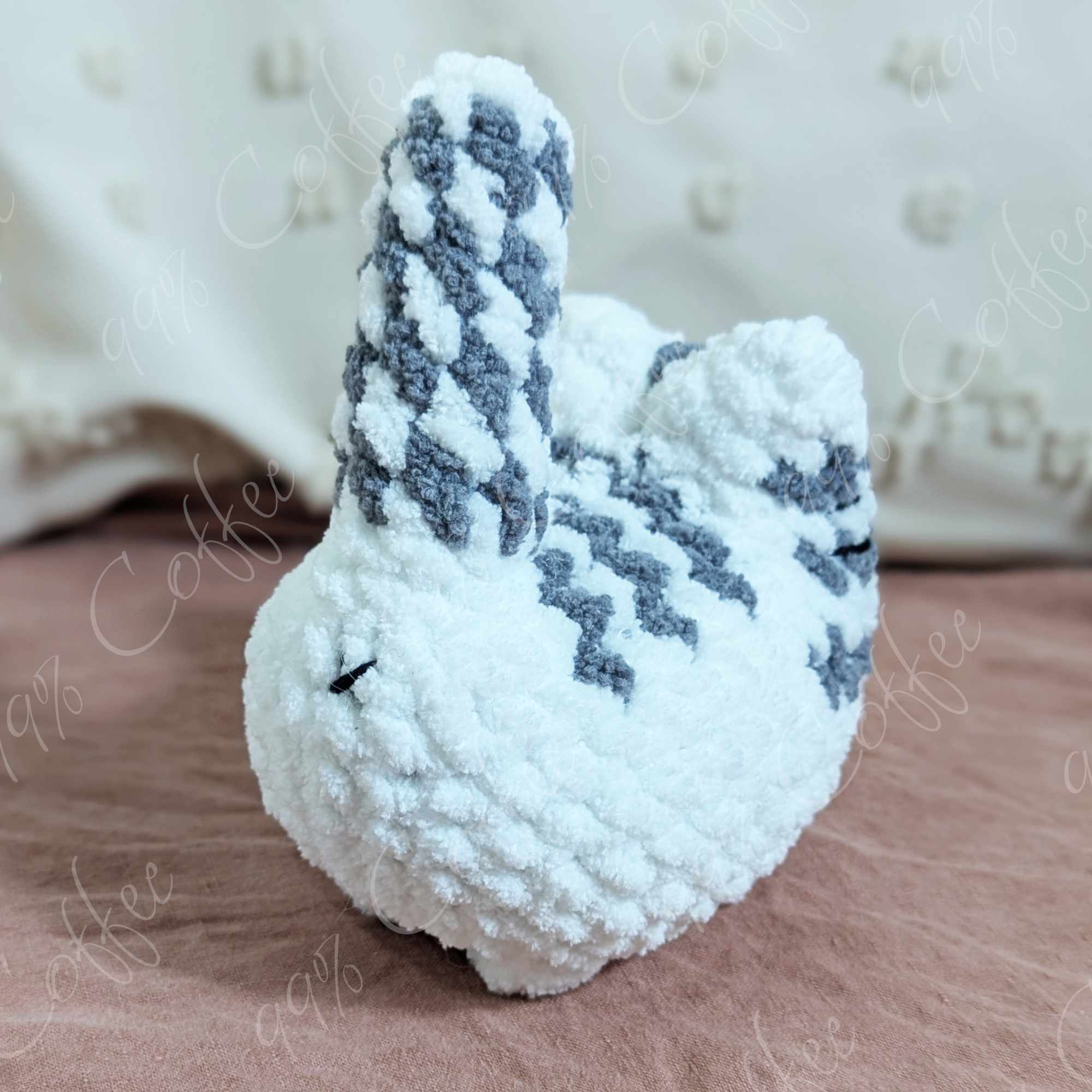 Customizable Loaf Cat Plushie, Tabby - 99% Coffee#color_white