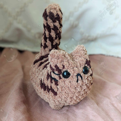 Customizable Loaf Cat Plushie, Tabby