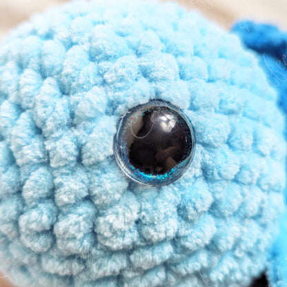 Blueberry Turtle Plushie - Cute Handmade Fruit Turtle Stuffed Animal - 99% Coffee - #color_blueberry