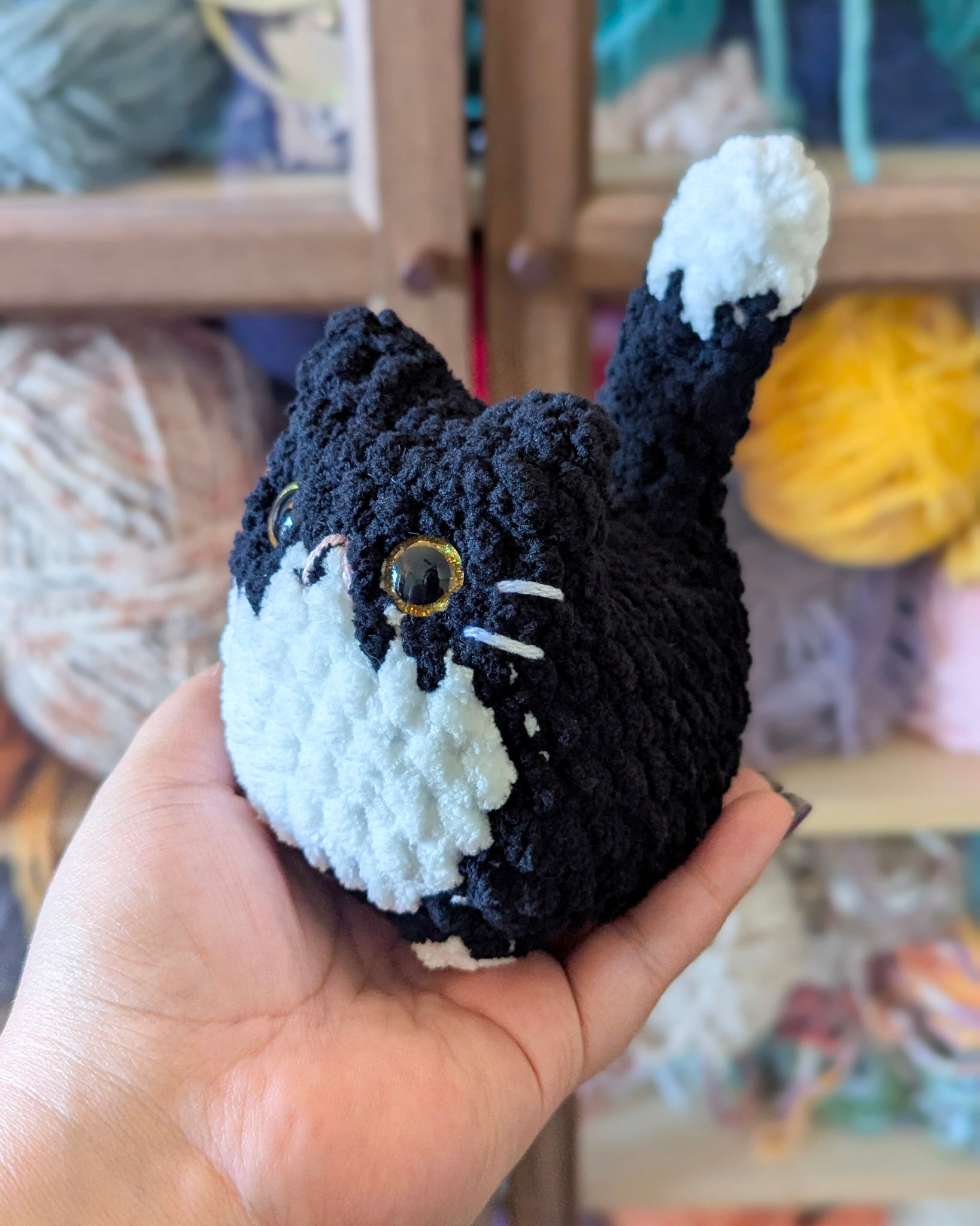 Tuxedo Loaf Cat Plushie - 99% Coffee 