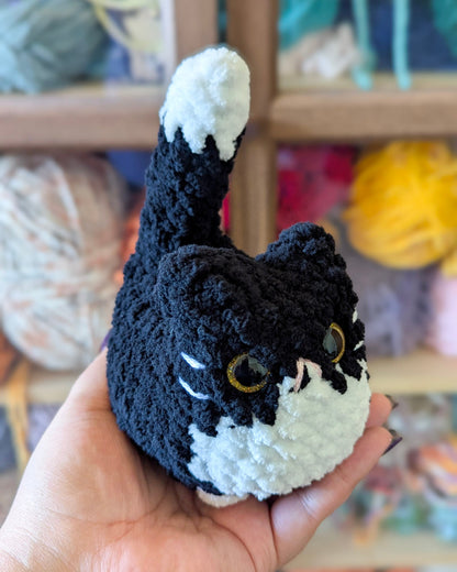 Tuxedo Loaf Cat Plushie - 99% Coffee 