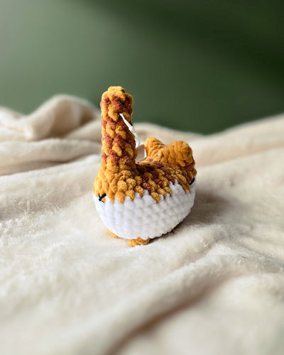 White-Belly Tabby Loaf Cat Plushie - 99% Coffee 