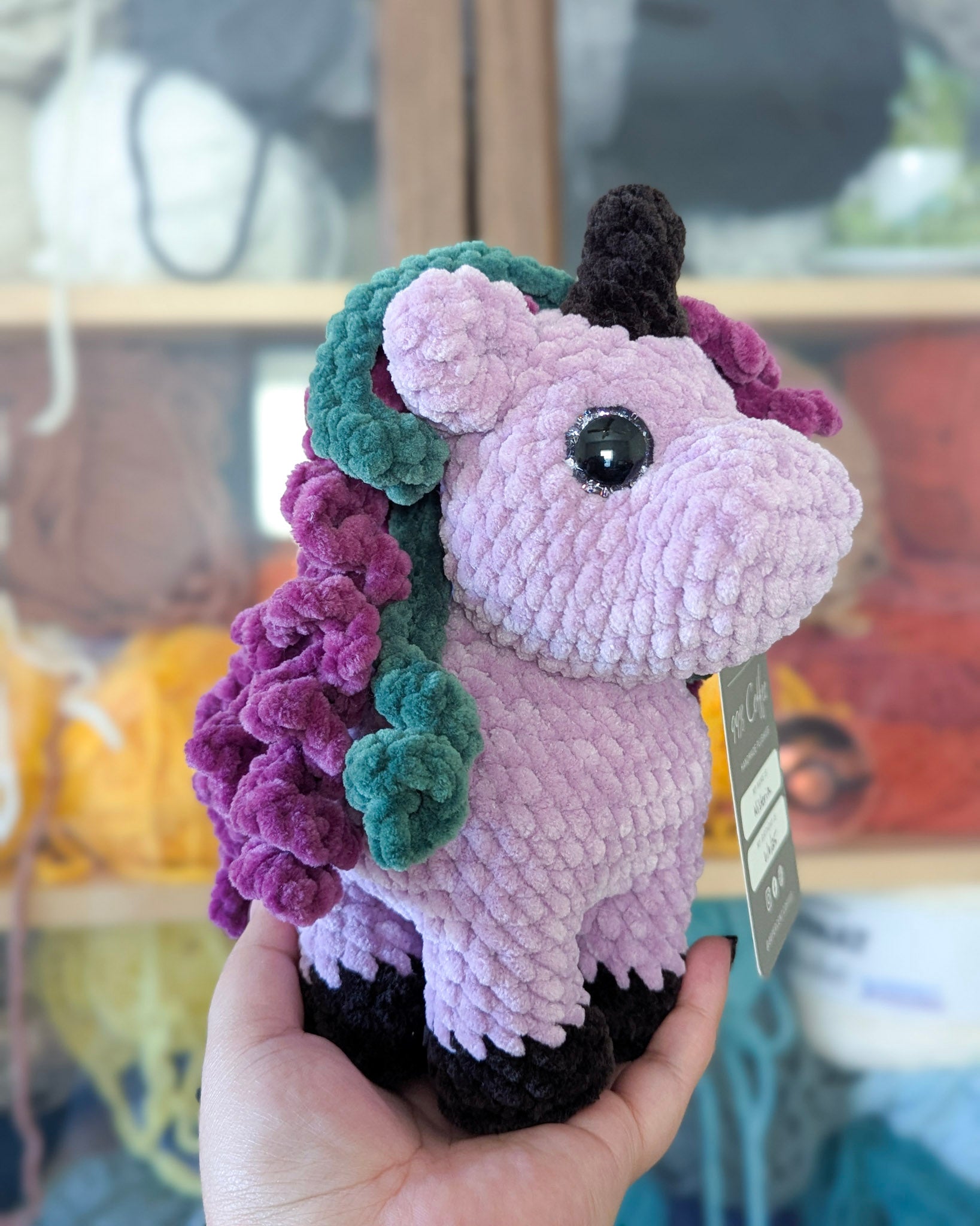 Wisteria Unicorn Stuffed Animal - 99% Coffee