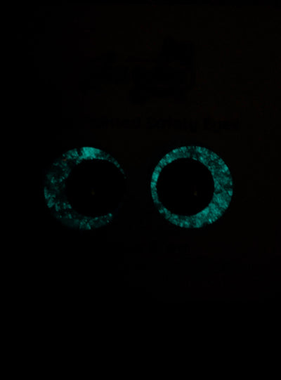 Witches Brew - Hand - Painted Glitter Safety Eyes - 99% Coffee